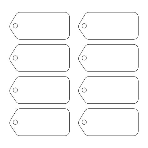 gift tag labels template
